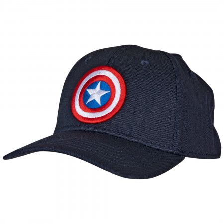Marvel Captain America Shield Symbol Fitted Dad Hat